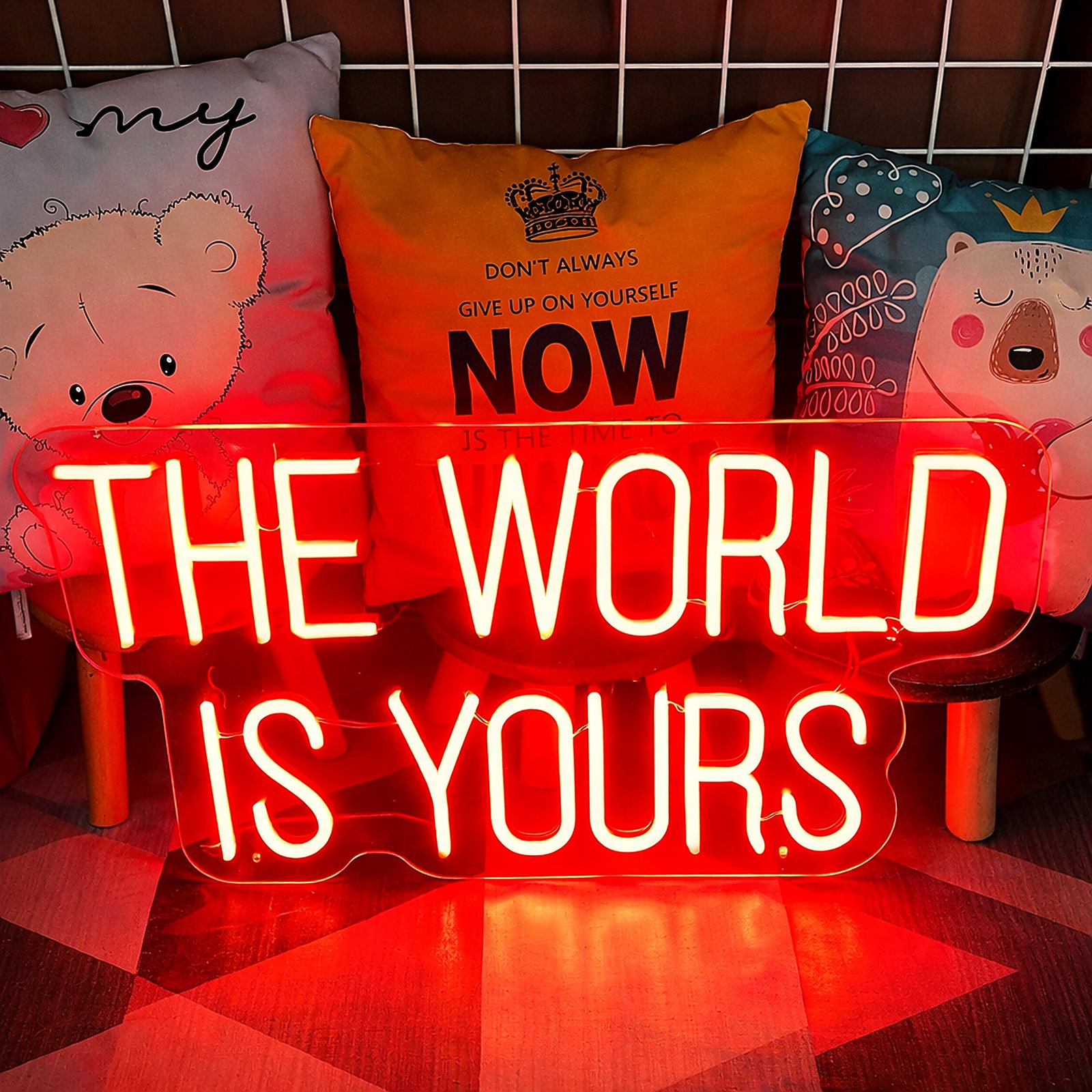 LED Neon Schild Material – Acryl und Silikon, kein Glas